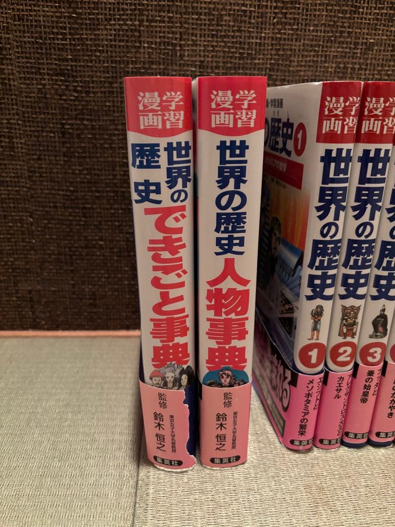 世界の歴史 全20巻セット　集英社　別冊事典2冊付き