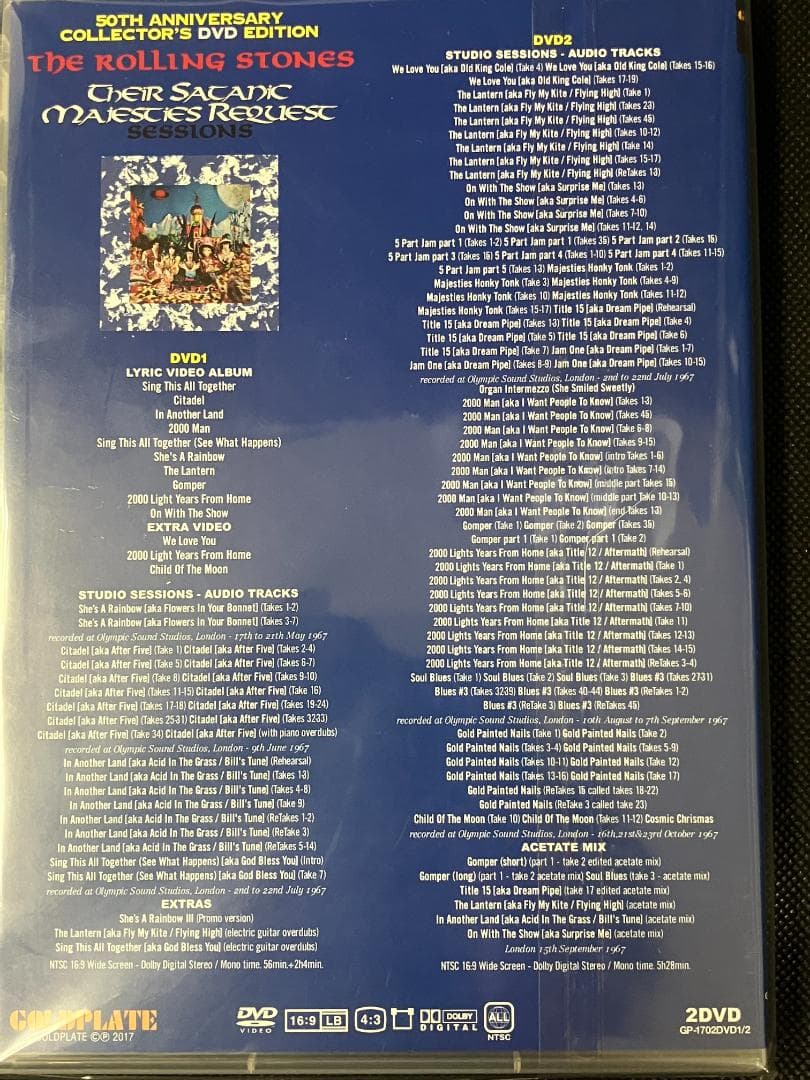 洋楽 THEIR SATANIC MAJESTIES REQUEST SESSIONS