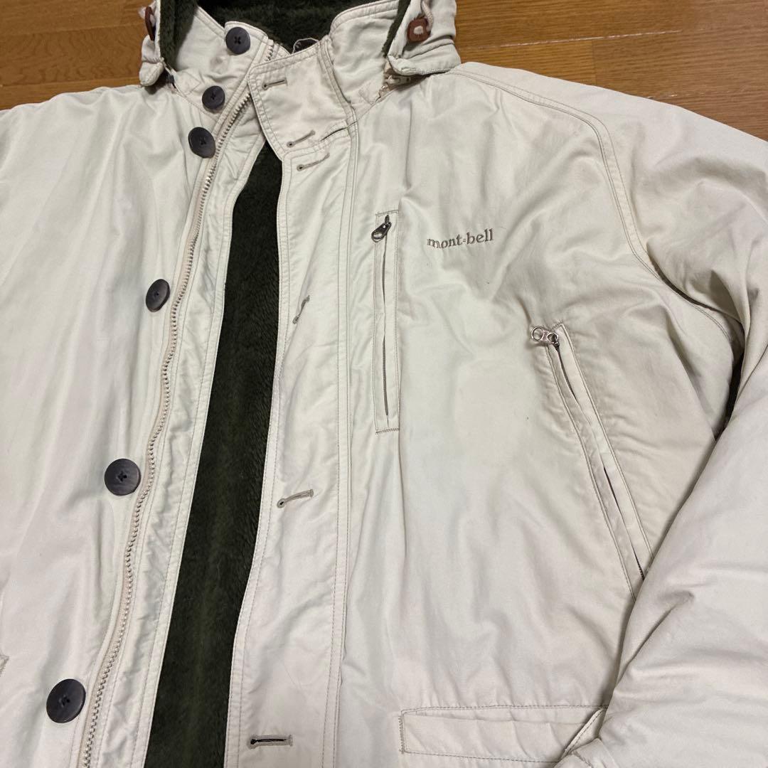 90s00s？ビンテージ モンベル ボアライナーモッズコート風ナイロン XL