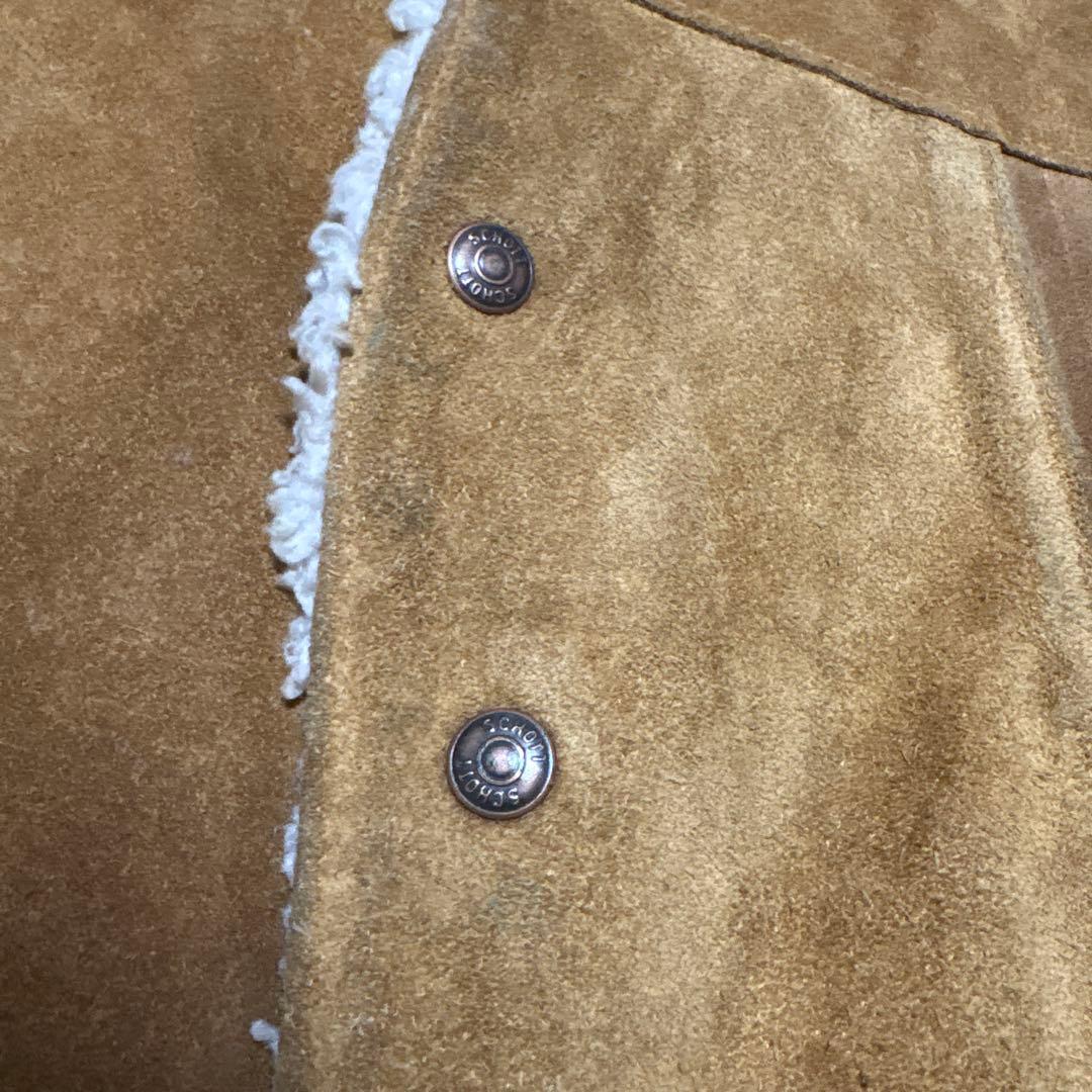80s Schott WESTERN スウェード ベスト usa製 L ボア