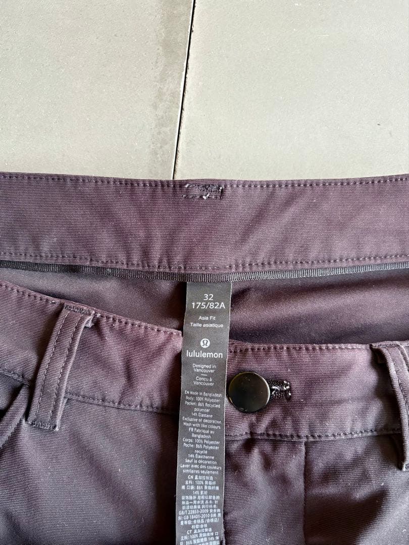 ルルレモン　lululemon ABCパンツ　32インチ