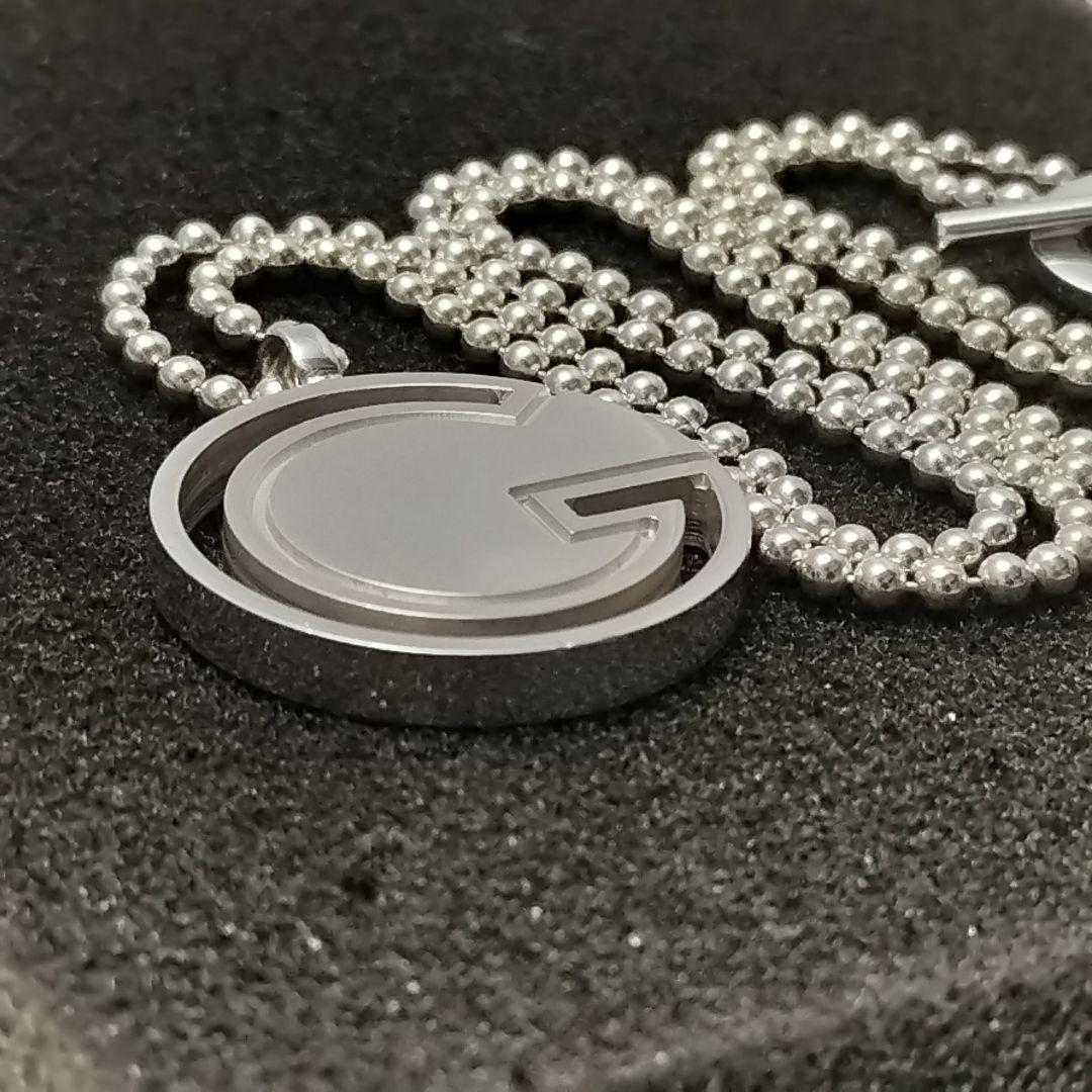 GUCCI ネックレス ラウンドG  トグル ロゴ 925 ボールチェーン