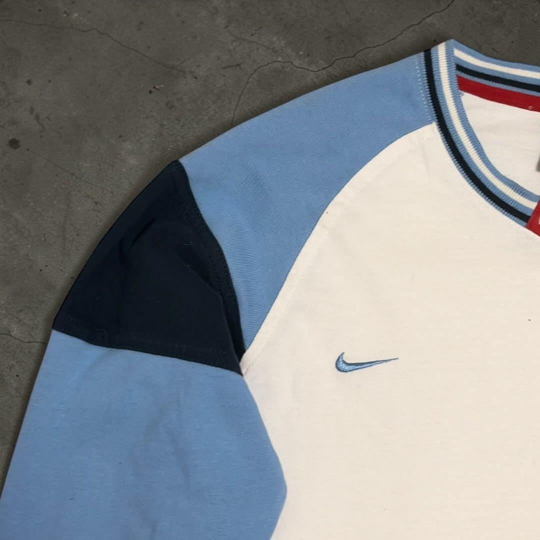 【NIKE】COR72 Vネック ロングスリーブTシャツ Y2K