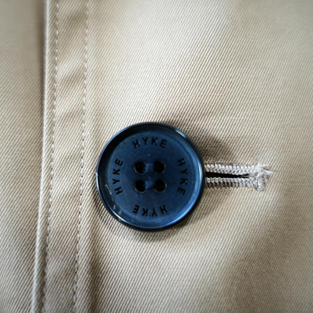 【極美品】HYKE　ハイク　インナー付きトレンチコート　ベージュ　サイズ3