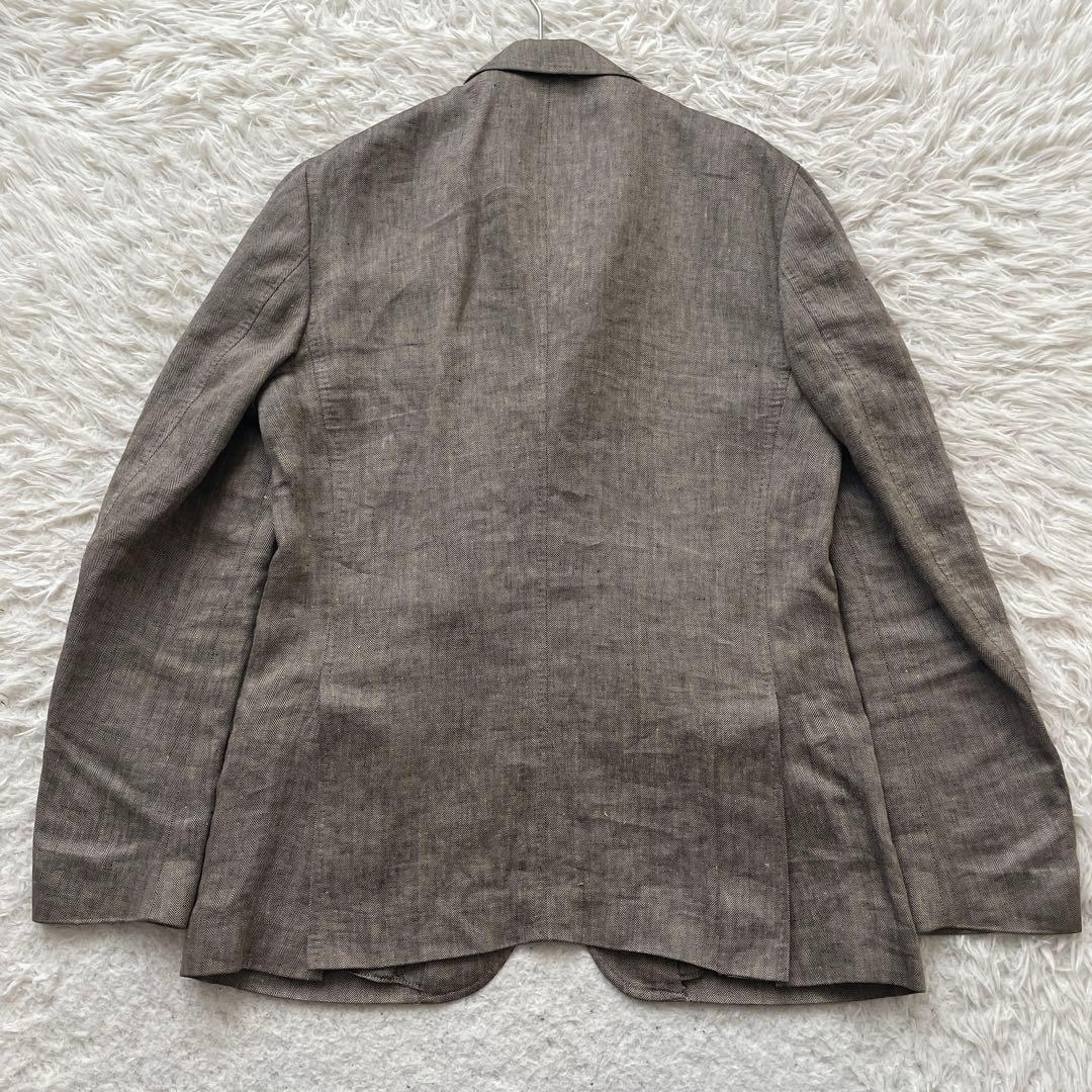 Paul Smith LONDON リネン100% 花柄　テーラード　ジャケット