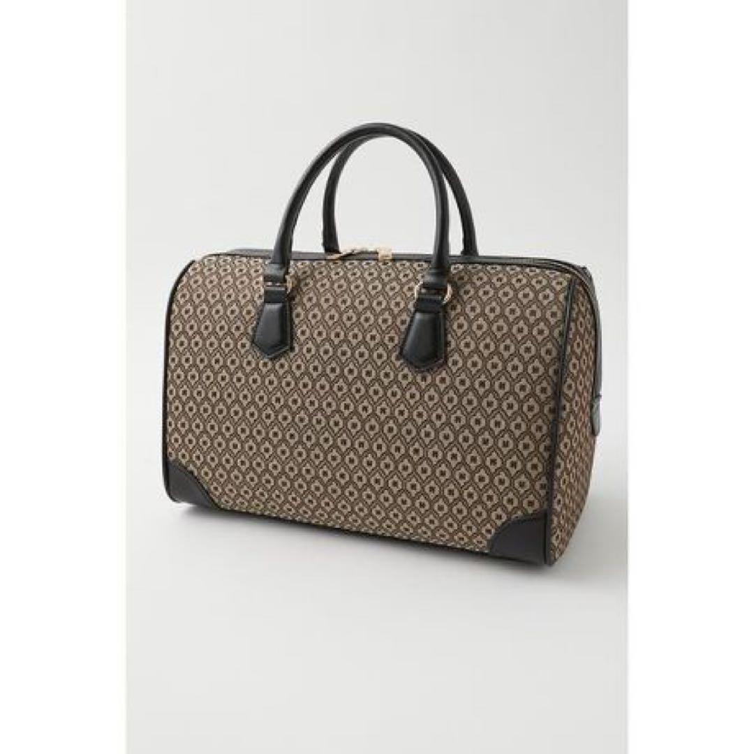 〈美品〉MOUSSY MONOGRAM BOSTON バック(L) ブラック