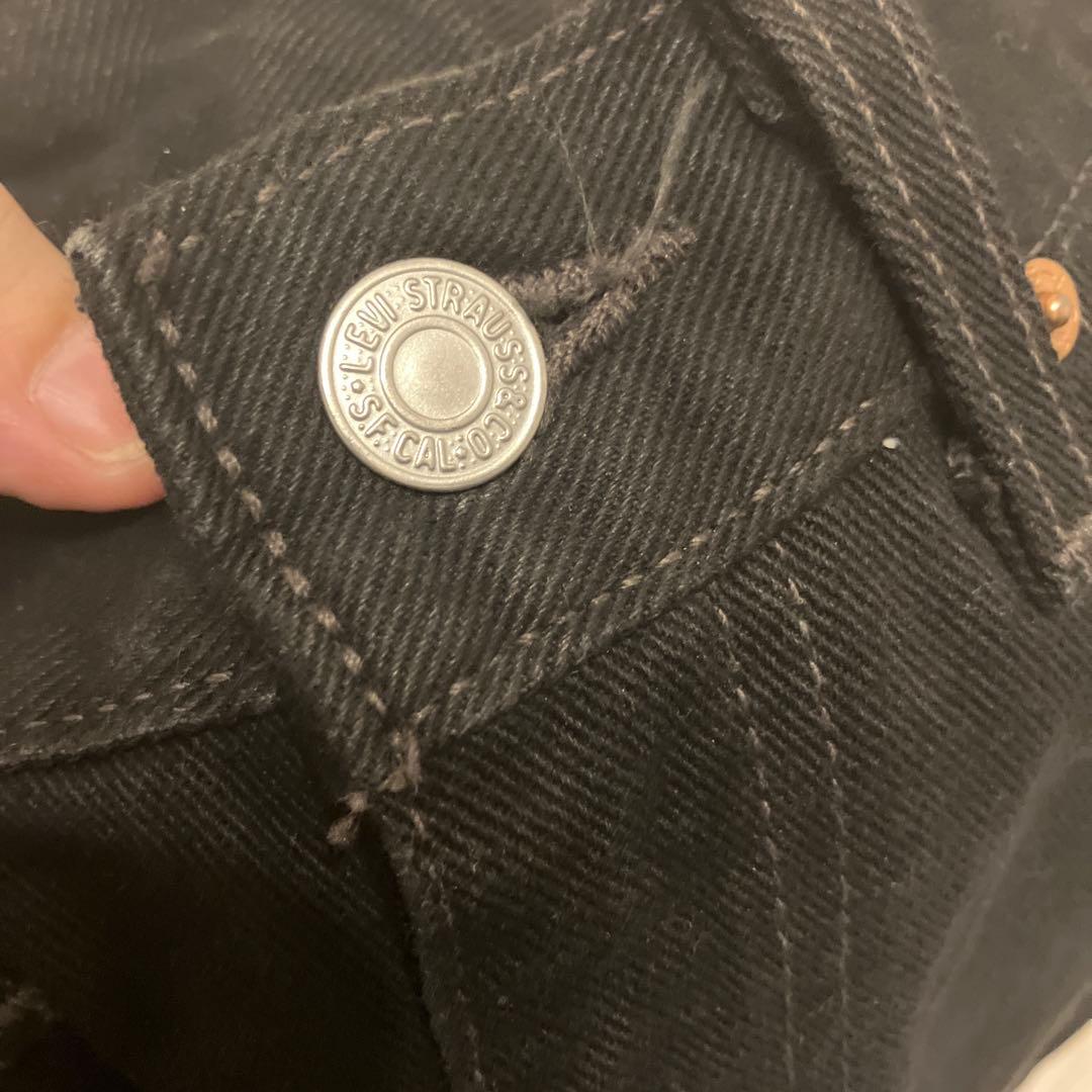 美品　90s USA製　Levi's505 ブラックデニムW28L32