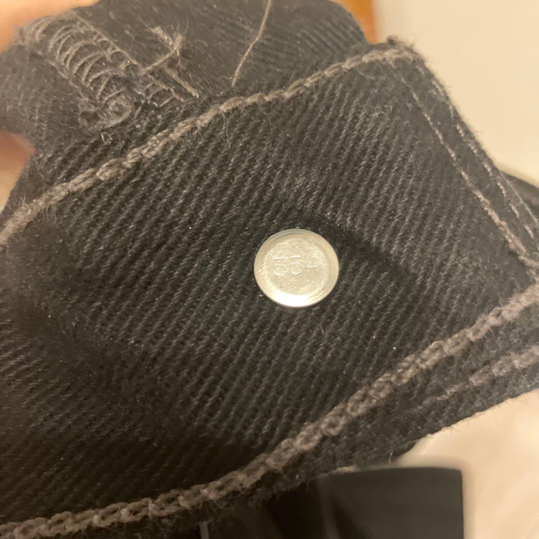 美品　90s USA製　Levi's505 ブラックデニムW28L32