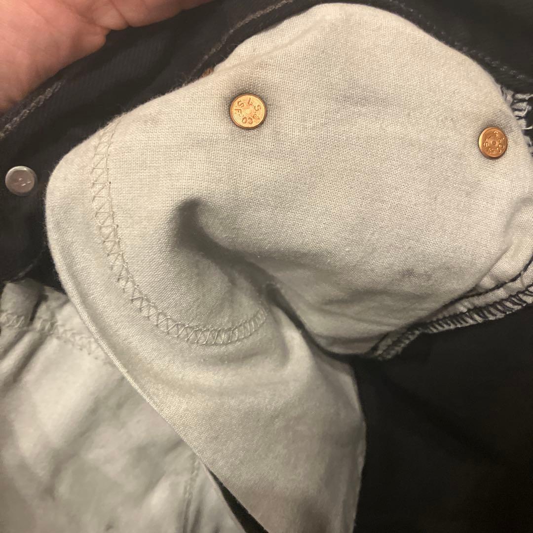 美品　90s USA製　Levi's505 ブラックデニムW28L32