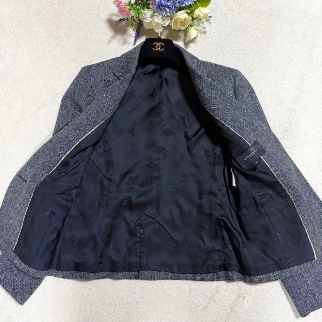 美品★BURBERRY LONDON バーバリー ジャケット 40 ブルー系