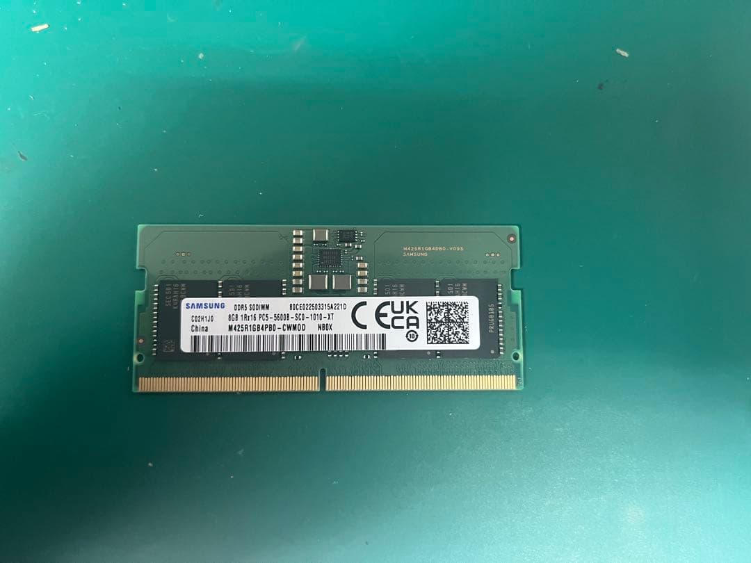 メモリー SAMSUNG DDR5 5600 M425R1GB4PB0-CWM0D 8GB
