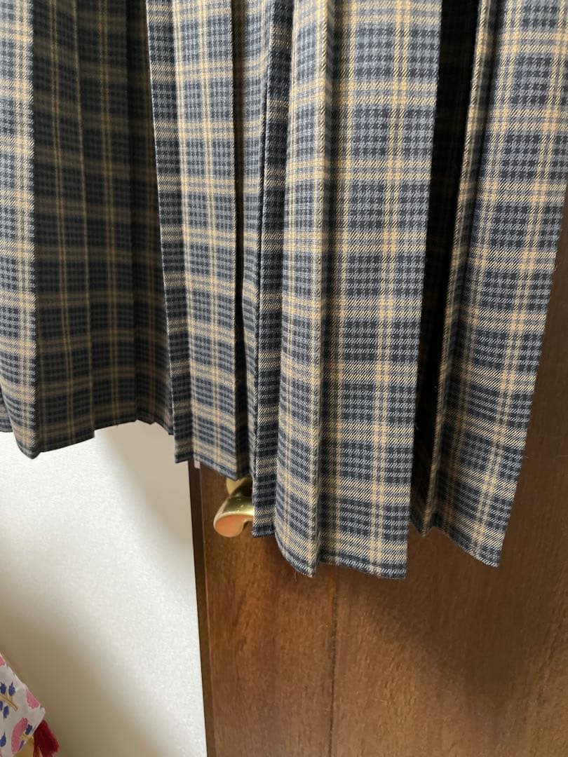北欧暮らしの道具店sosottoソソットチェック柄プリーツスカート千鳥柄タータン