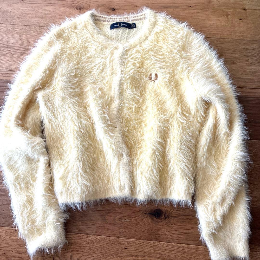 FREDPERRY×RayBEAMSシャギーカーディガン