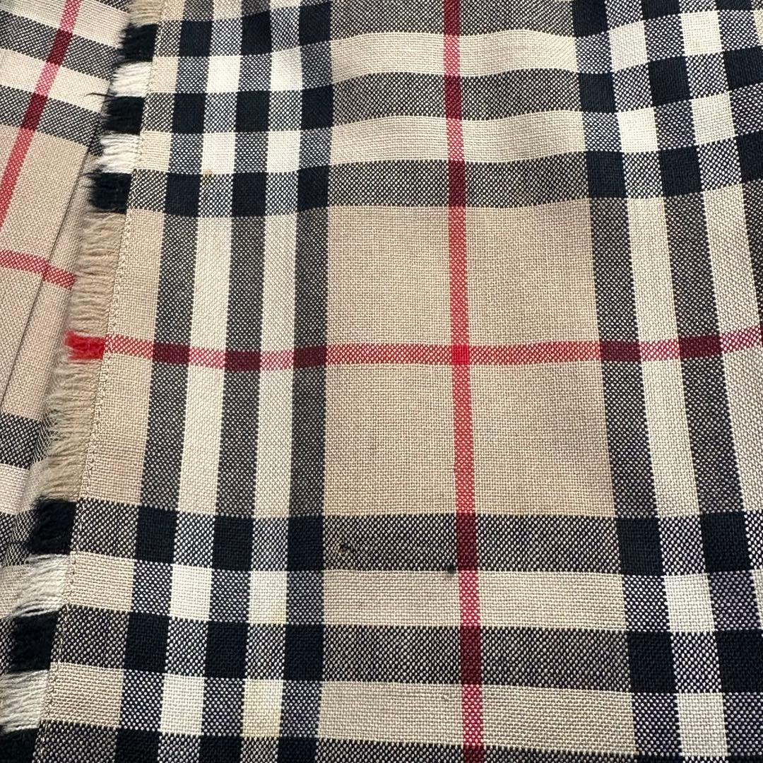 バーバリー♡ロングスカート ノバチェック プリーツ ベルト ハニーベージュ M