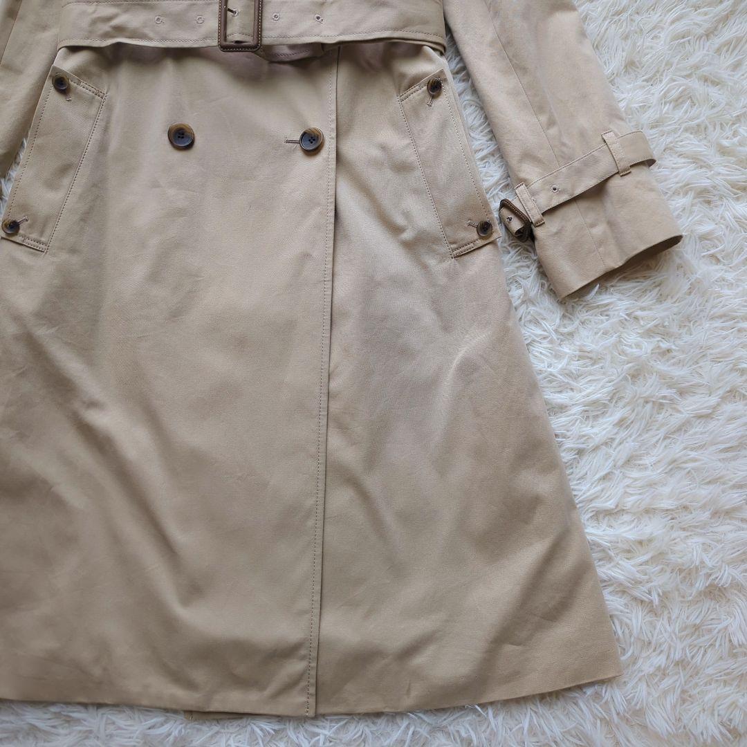 美品✨️スローブイエナ ノーカラー トレンチコート ベルト付 40　L
