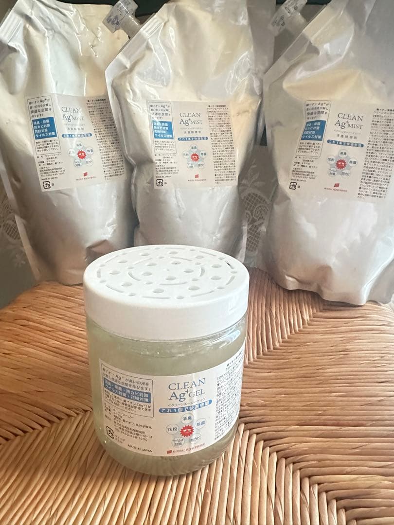 再生科学研究所　CLEAN Ag+ ゲル　除菌消臭剤