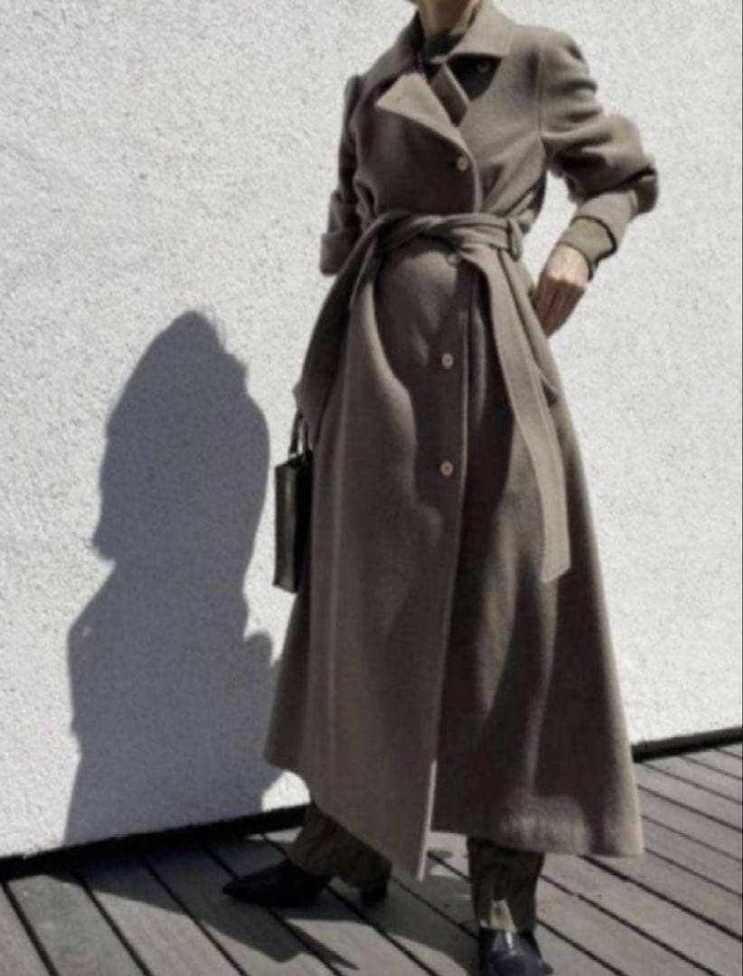 AMERI POOFY FLARE LONG COAT ロングコート アメリ