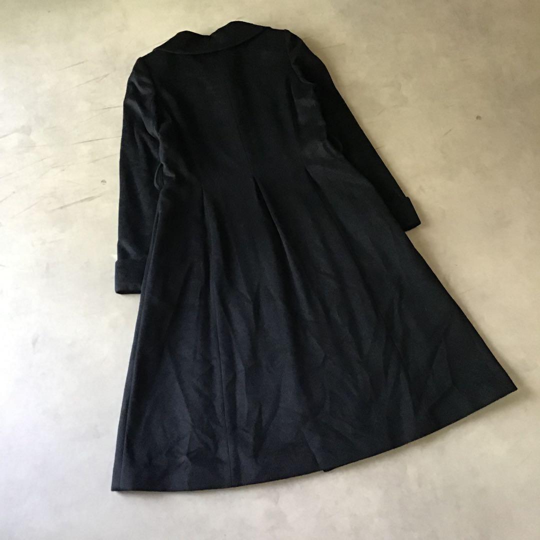 新品未使用　定価14万　YUKI TORII ステンカラーコート　ブラック　黒