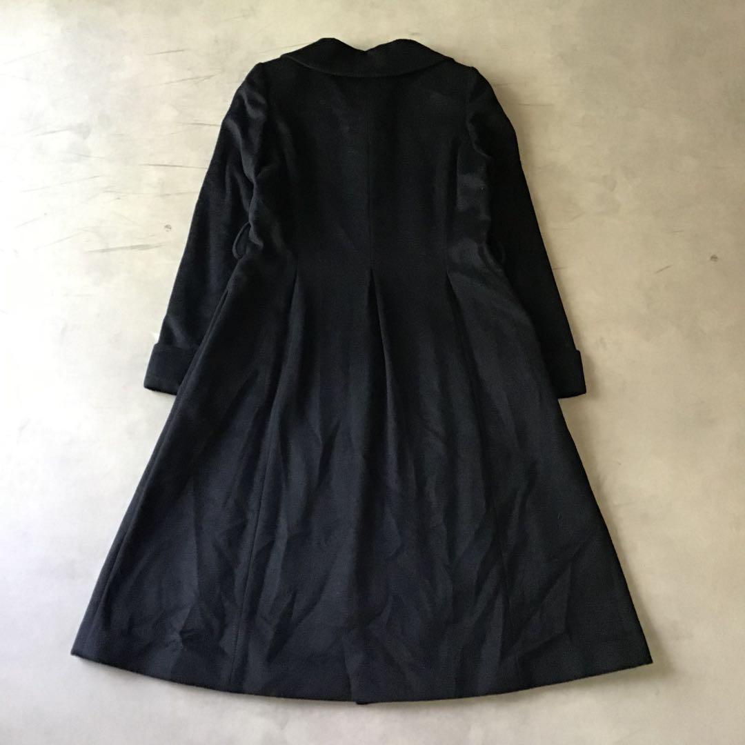 新品未使用　定価14万　YUKI TORII ステンカラーコート　ブラック　黒