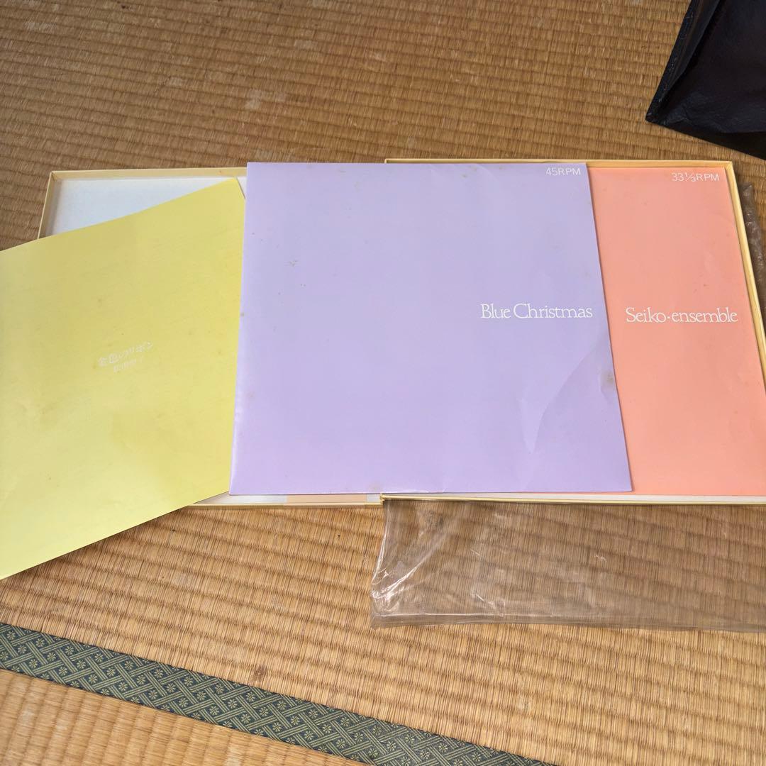 松田聖子 金色のリボン BOX 2LP レコード 帯付き