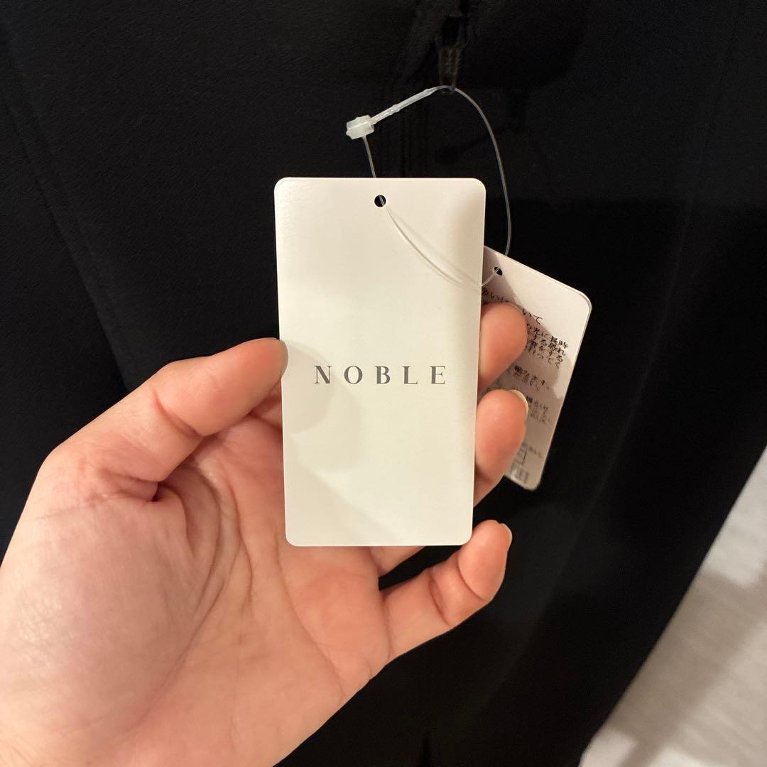 NOBLE ノーブル　コンフォートジャージーライクタイトスカート8 40 L