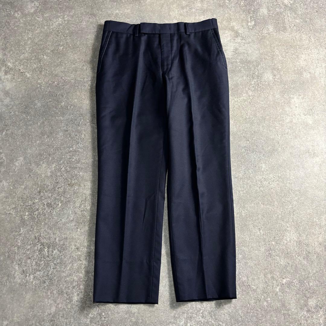 【PaulSmith】セットアップ シングルスーツ ネイビー 裏地フェザー