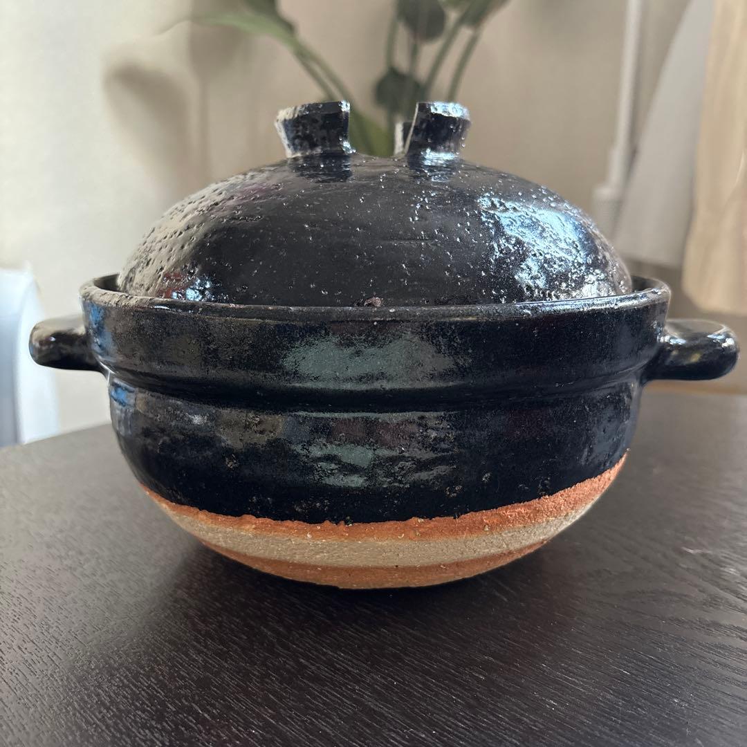 【新品】伊賀焼　長谷園　かまどさん〈2合炊き〉