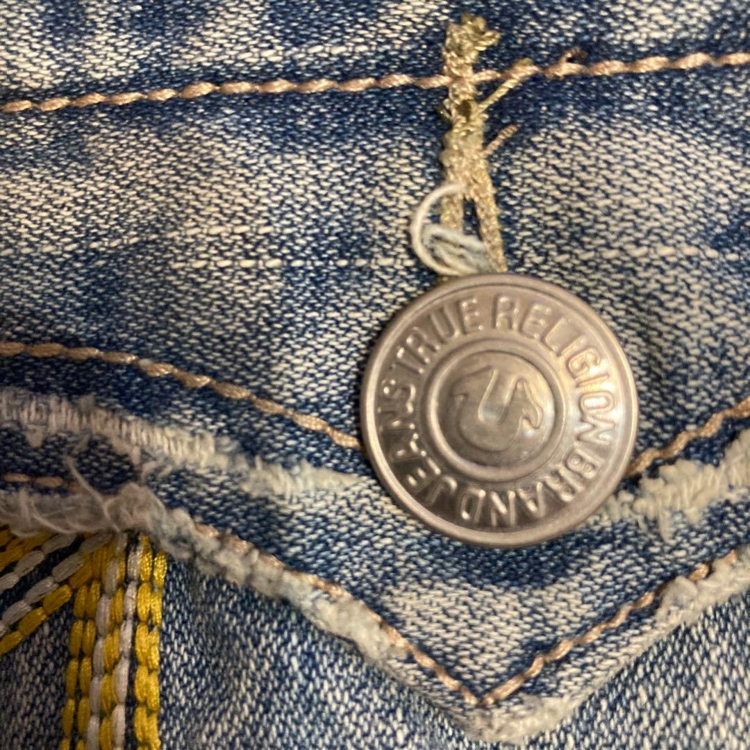 true religion JOEY イエローステッチ 29 デニム