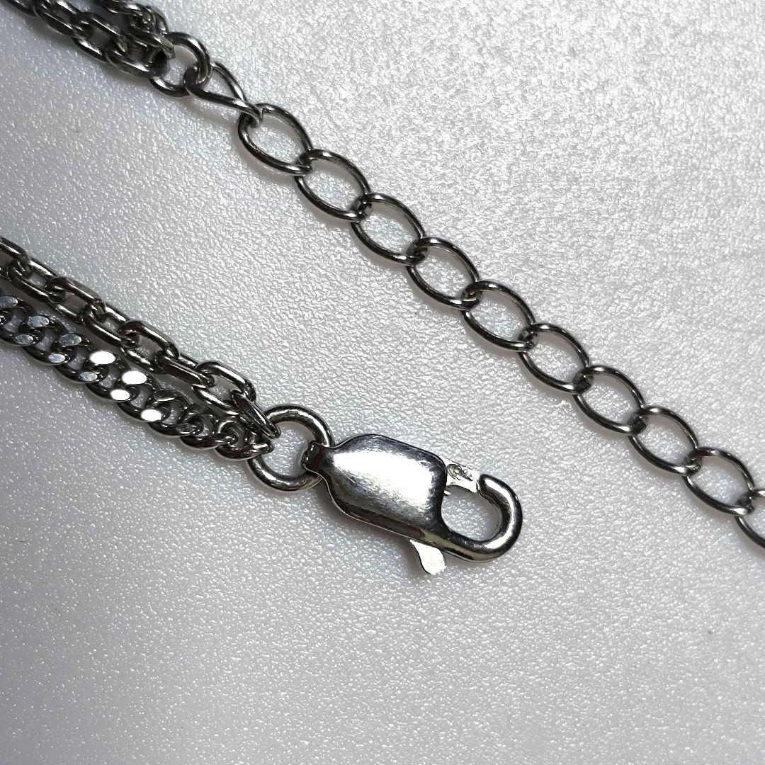 シンパシーオブソウル　ロングネックレス　シルバー925　スタッズ　64cm