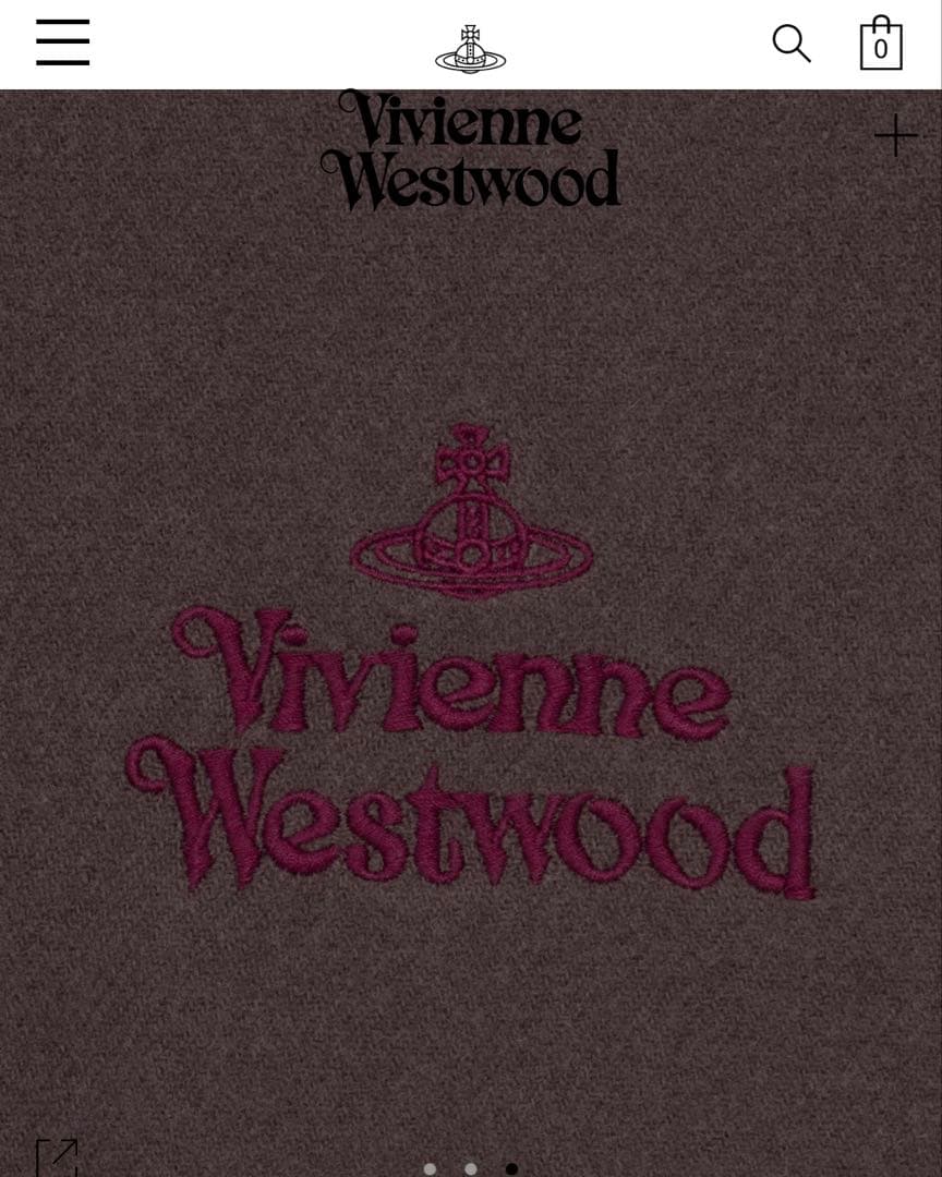 Vivienne Westwood マフラー ブラウン 正規品