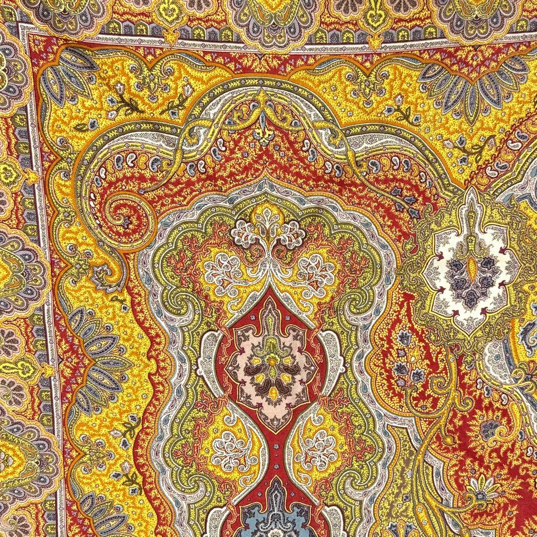 美品 ETRO エトロ 大判 ストール ペイズリー 人気柄 イタリア製
