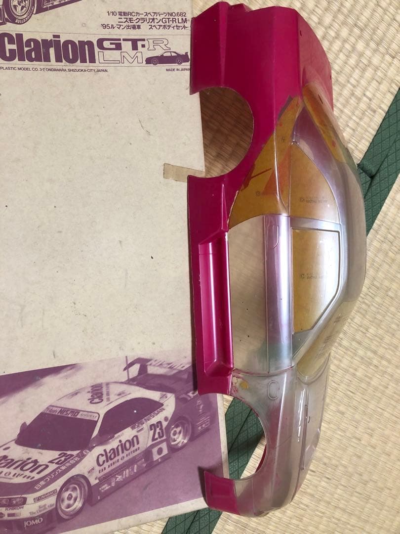タミヤ　1/10 NISMO Clarion GT-R LM ボディジャンク