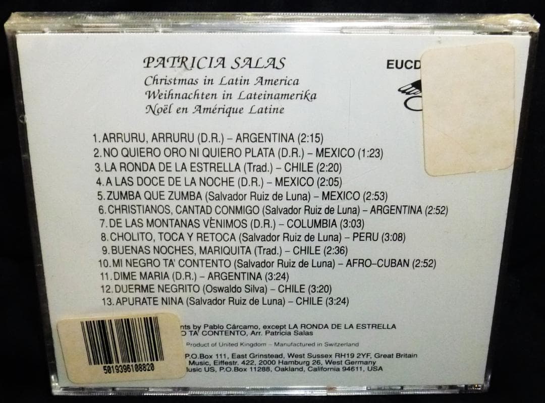 新品 Patricia Salas - Christmas / CD