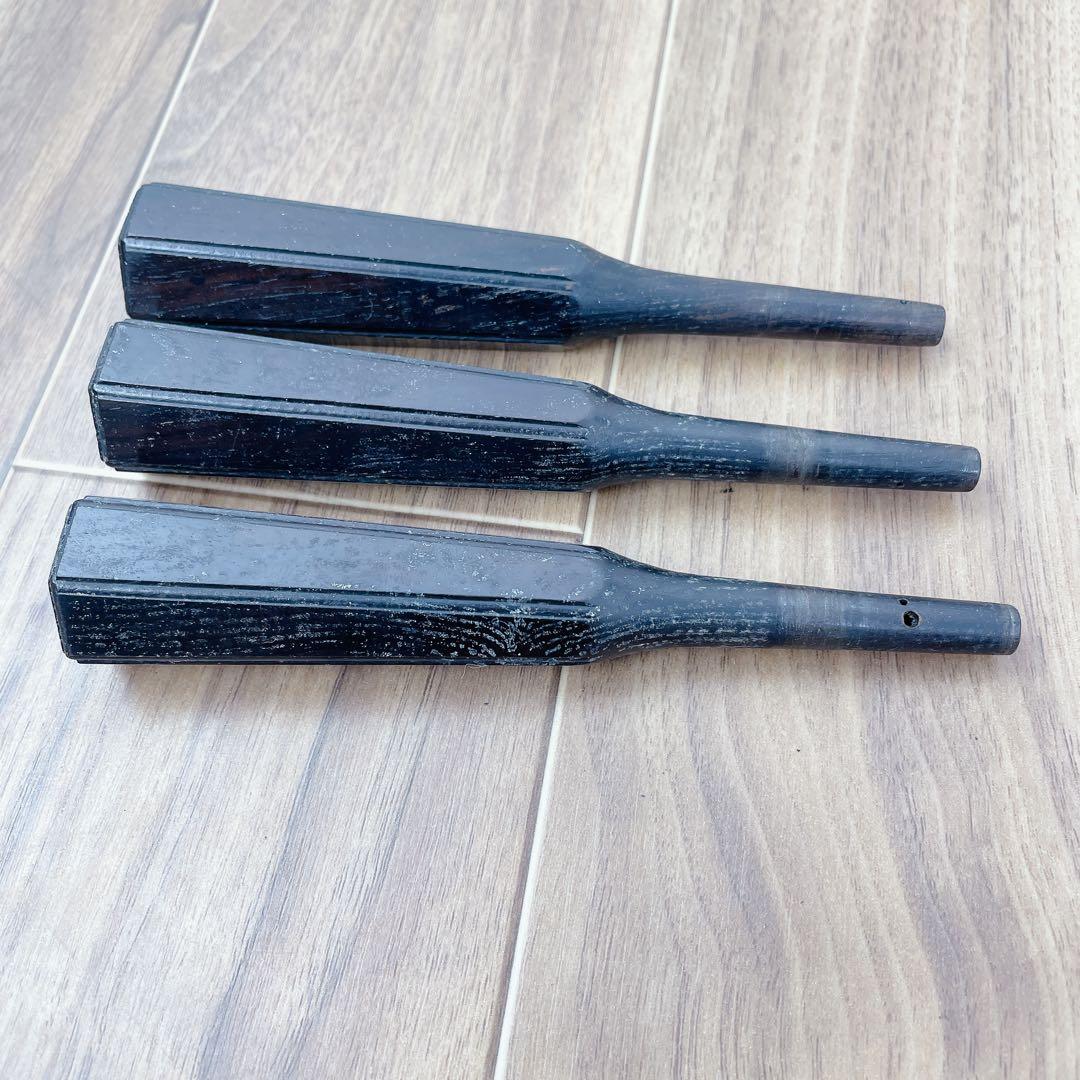 三味線 黒檀 糸巻き　津軽三味線用