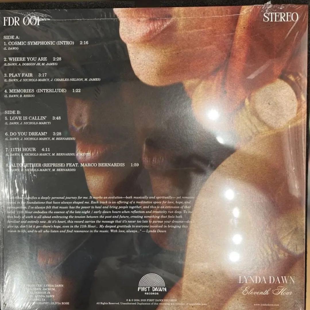 洋楽 LYNDA DAWN 11th Hour Limited orangevinyl