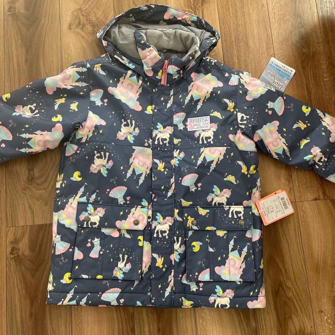 ユニコーン柄ジャケットとパンツセット　スキーウェア