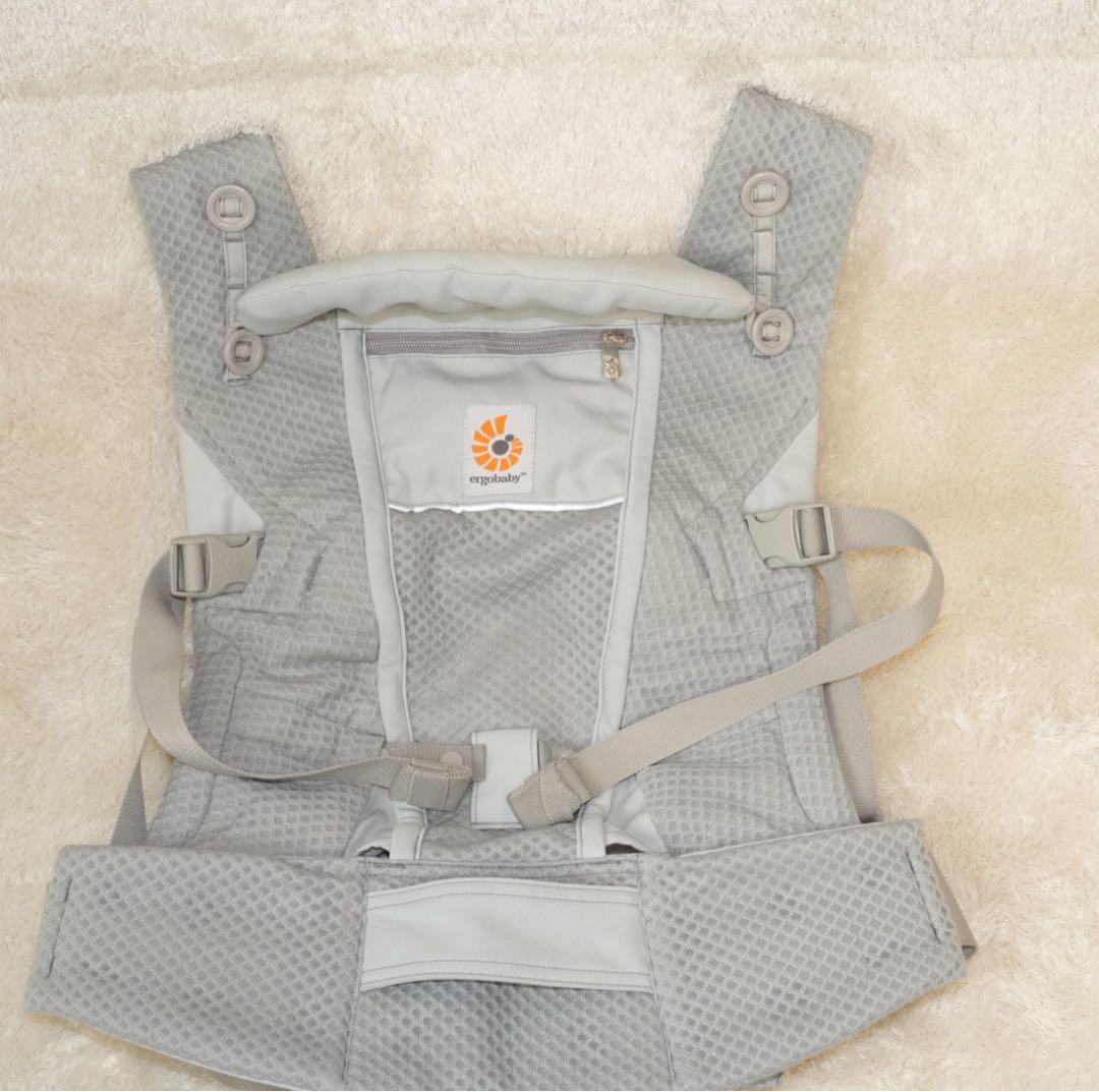 【美品】エルゴベビー OMNI Breeze パールグレー 抱っこ紐