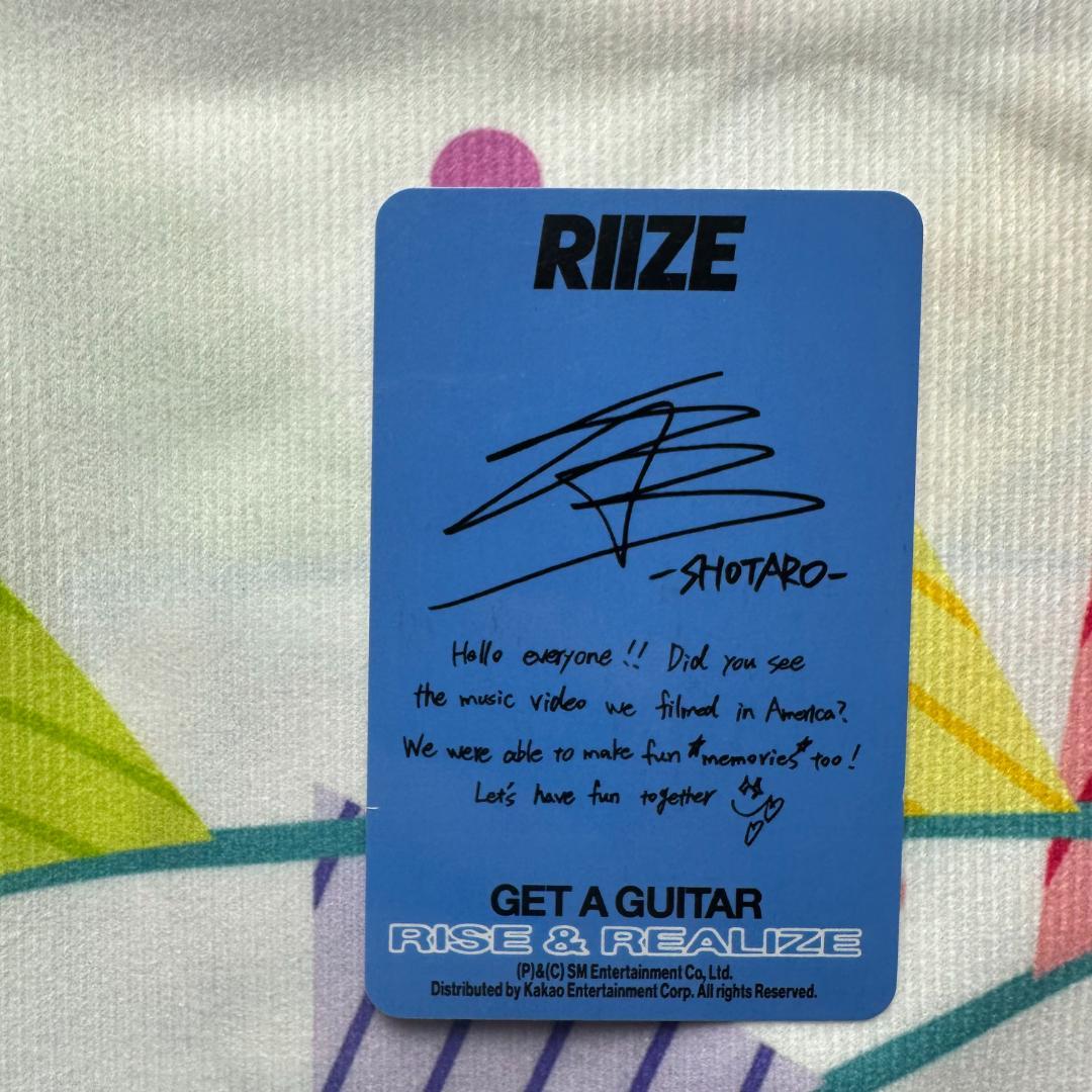 RIIZE ショウタロウ B&N US盤 トレカ Get a Guitar