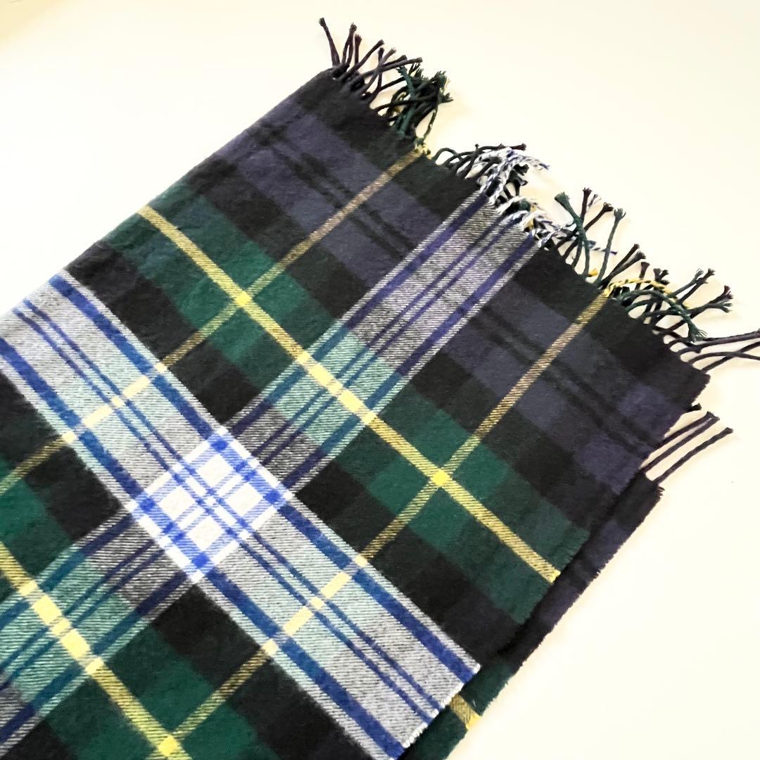美品＊Johnstons of Elgin大判ストール カシミヤ100%