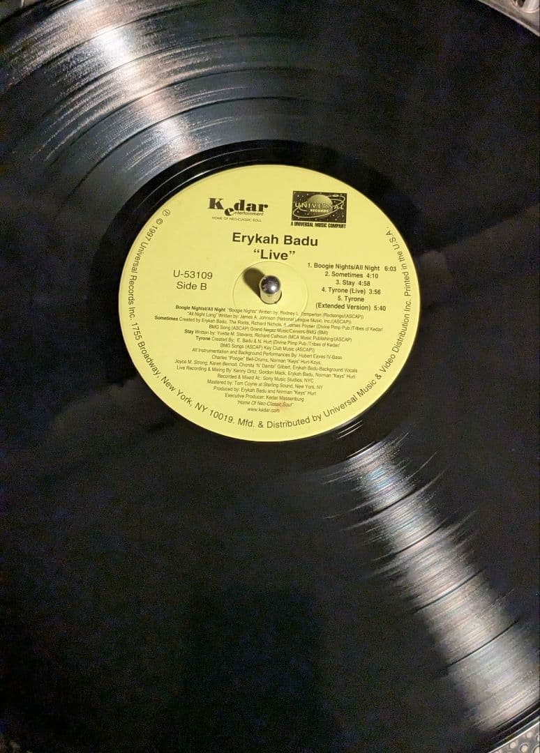 Erykah Badu Live レコード