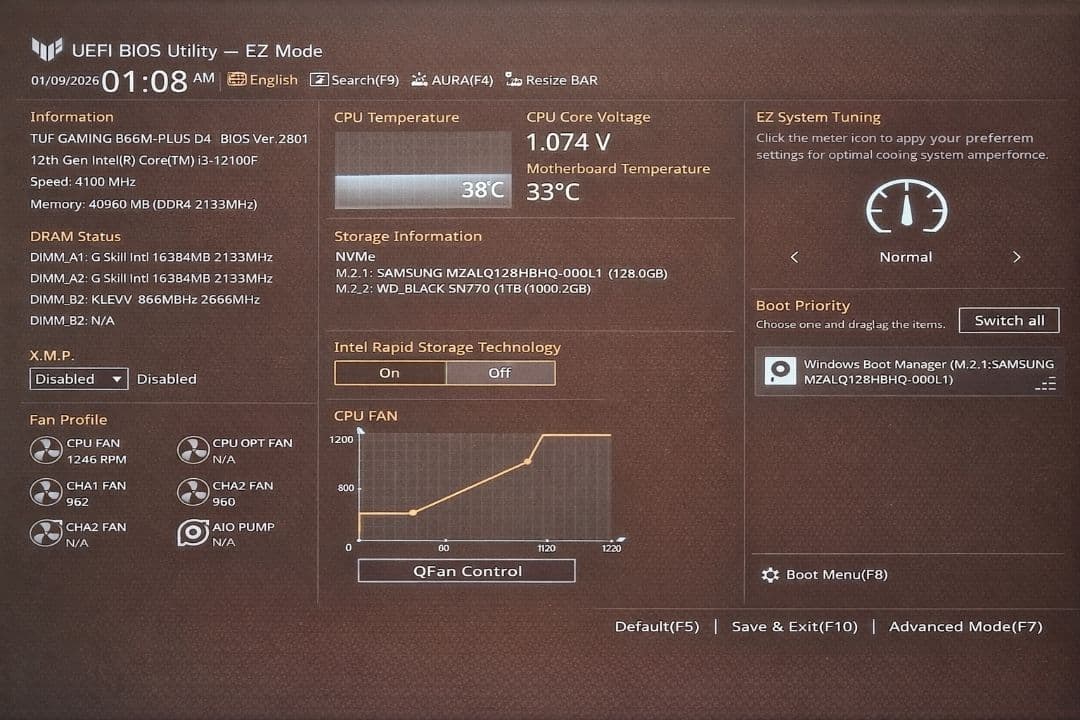 メモリー G.SKILL TRIDENT Z 32Gb 16x2 DDR4 3200MHz