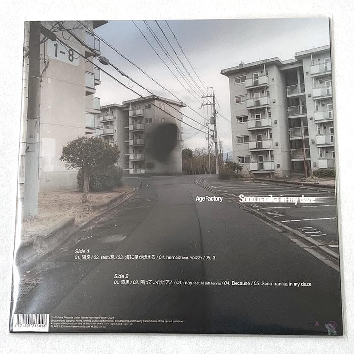 新品　Age Factory Sono nanika in my daze LP