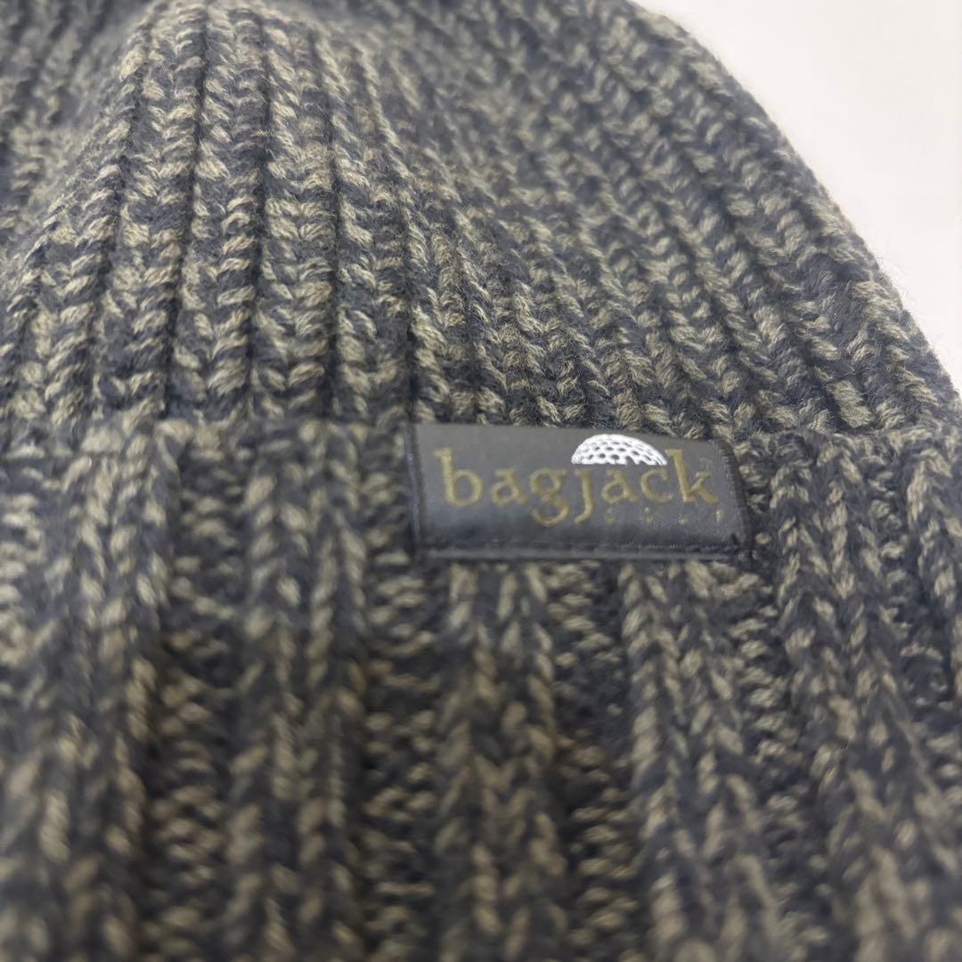 新品【bagjack GOLF】バッグジャックゴルフ　ビーニー　ニット帽