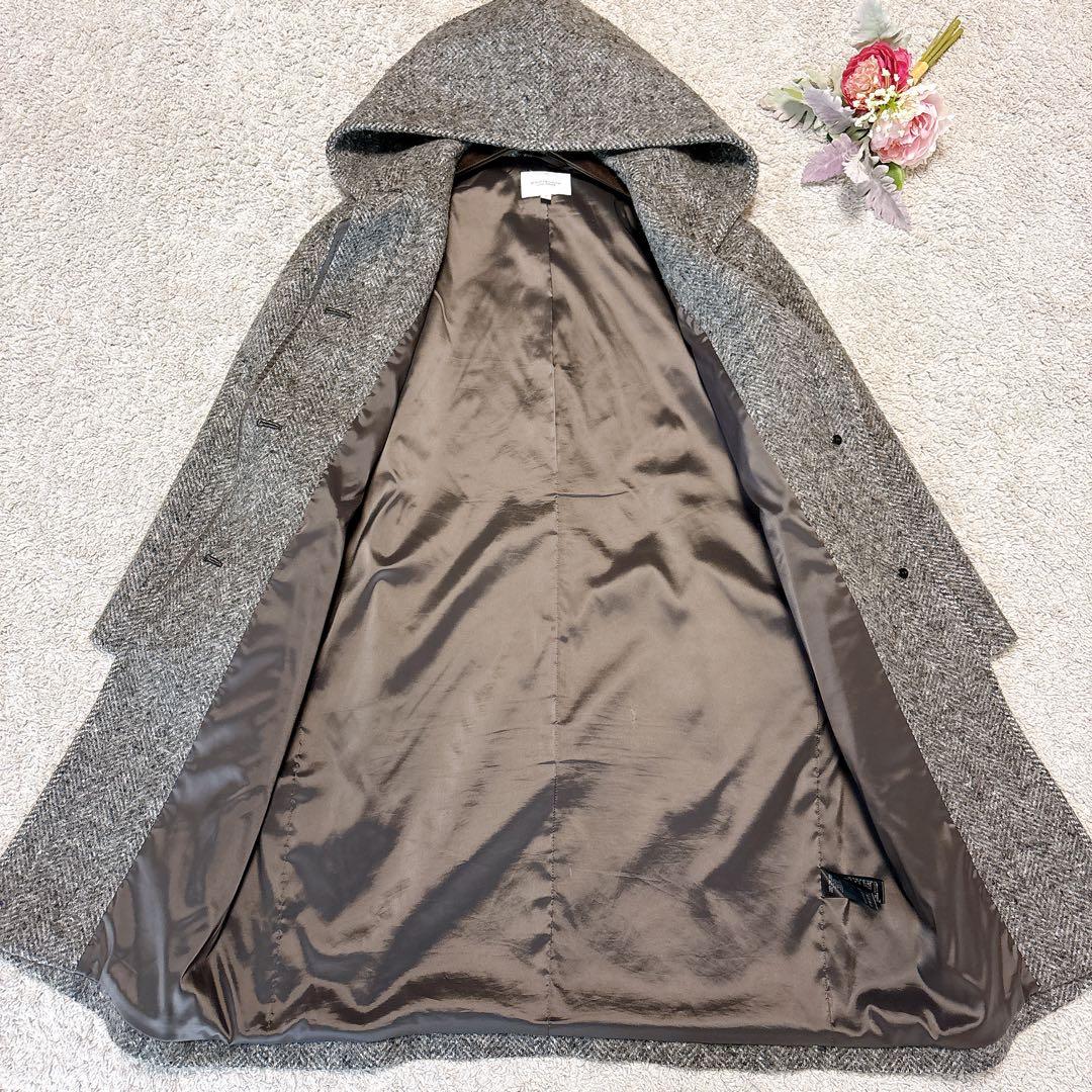 美品⭐︎ビューティー＆ユース ユナイテッドアローズ ヘリンボーンフーデッドコート