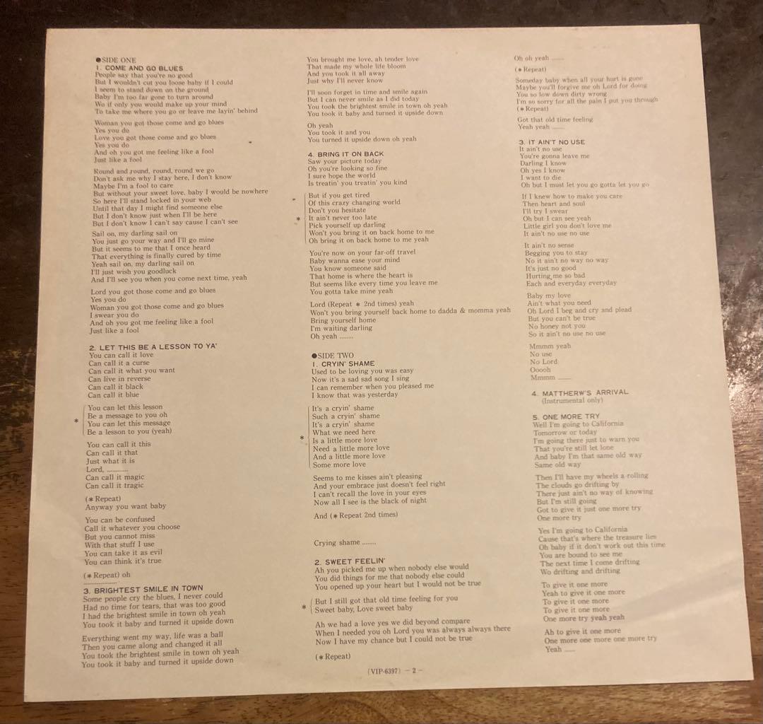 ■高音質国内オリジナル白ラベルプロモ盤 ■THE GREGG ALLMAN BA