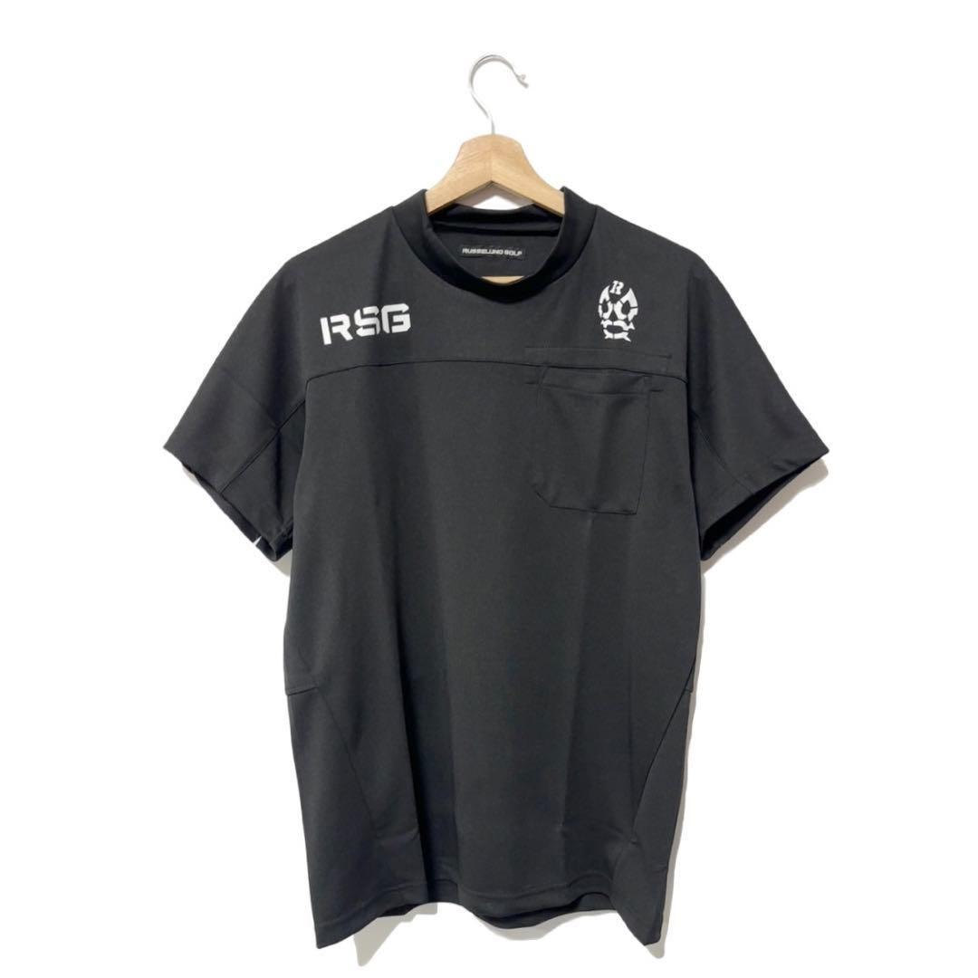 ラッセルノ ゴルフ RSG バーブドワイヤー S/S モックネック ブラック 7