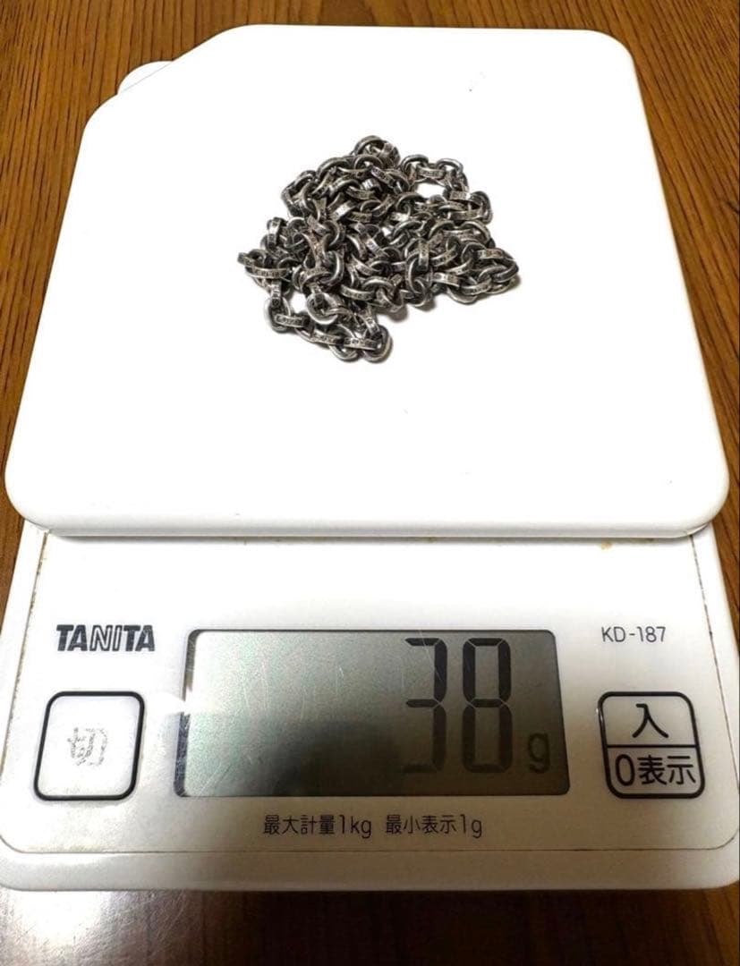 クロムハーツ ペーパーチェーンネックレス 20インチ インボイス原本付き