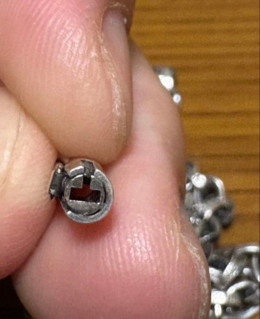 クロムハーツ ペーパーチェーンネックレス 20インチ インボイス原本付き