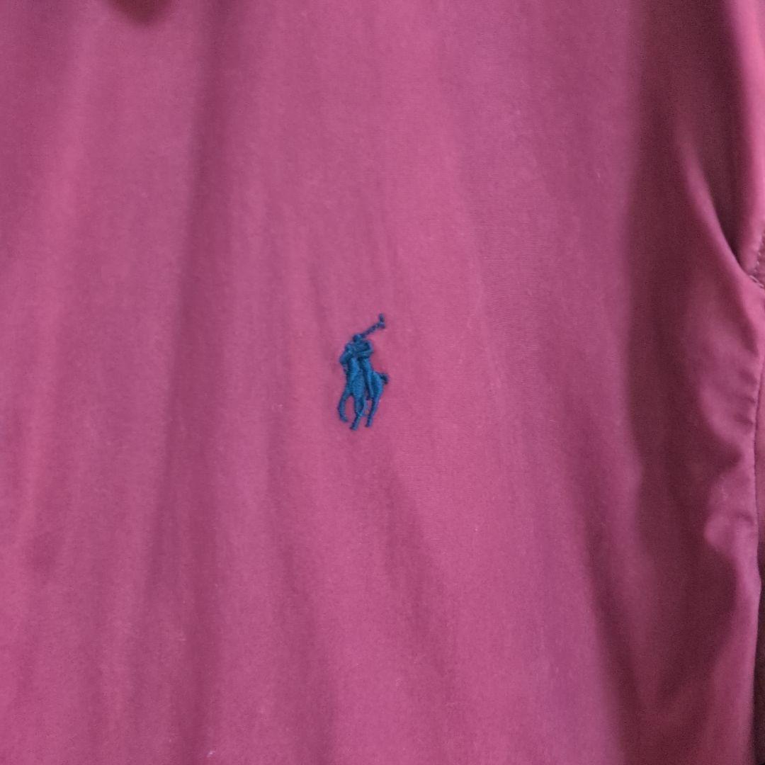 POLO RALPH LAUREN バーガンディ スウィングトップ