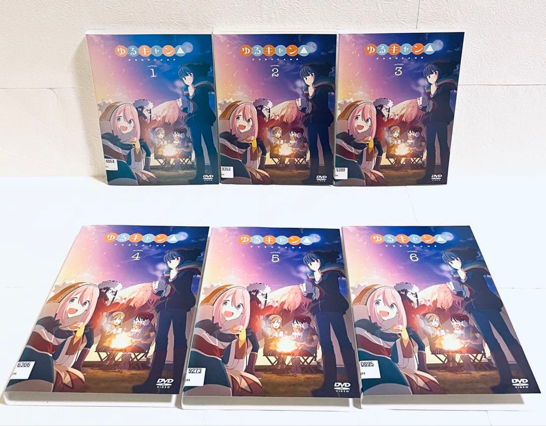 ゆるキャン(全６巻)+season２(全６巻)+へやキャン+映画　　DVD 全巻